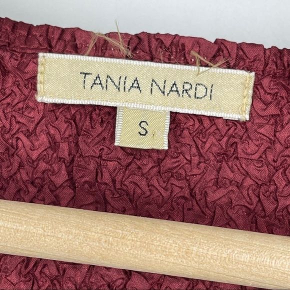 Tania Nardi Textured Waffle Tank Top – Deep Wine Red - Picture 8 of 8
